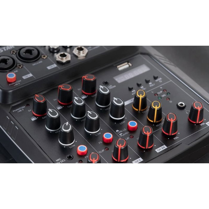 Fonestar MIX-4LIVE Mezclador de DJ 4 canales con Bluetooth Fonestar MIX-4LIVE Mezclador de DJ 4 canales con Bluetooth